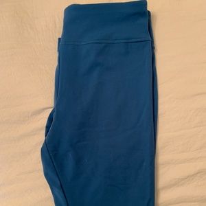 Blue Active Leggings